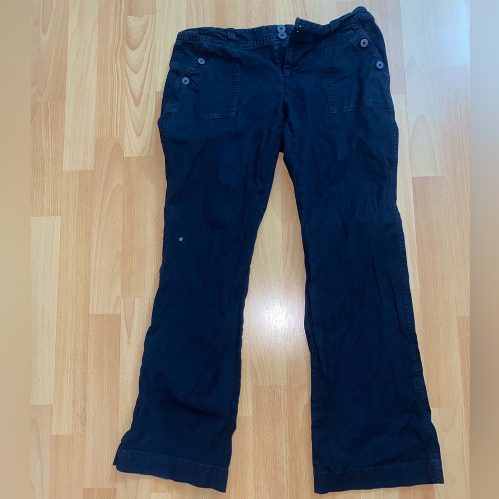 Banana Republic Bootcut Jeans Navy Khaki Women’s Size 8 Petite